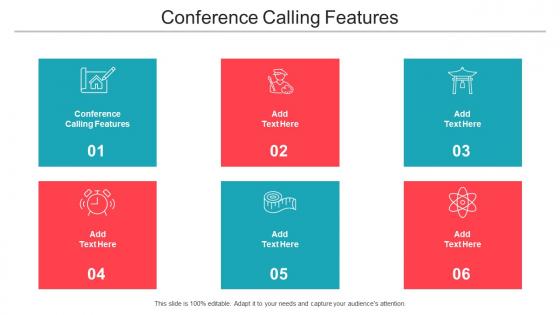 Conference Calling Features Ppt Powerpoint Presentation Infographics Example Cpb