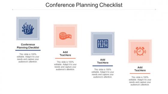 Conference Planning Checklist Ppt Powerpoint Presentation Ideas Samples Cpb