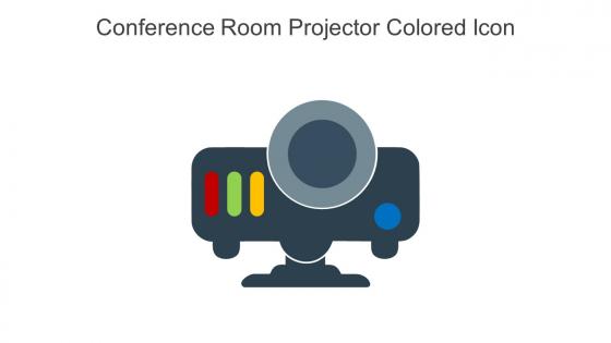 Conference Room Projector Colored Icon In Powerpoint Pptx Png And Editable Eps Format