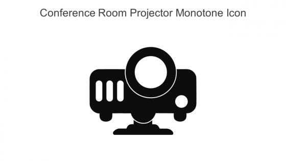 Conference Room Projector Monotone Icon In Powerpoint Pptx Png And Editable Eps Format