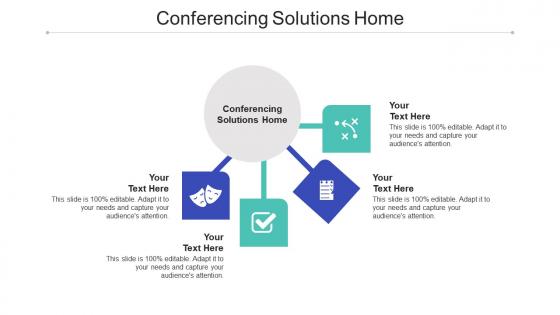 Conferencing solutions home ppt powerpoint presentation styles guidelines cpb