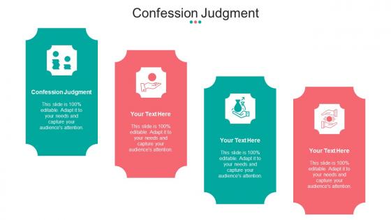 Confession Judgment Ppt Powerpoint Presentation Professional Icon Cpb