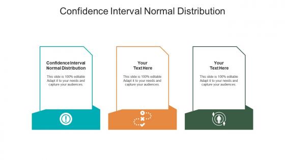 Confidence interval general distribution ppt powerpoint presentation visuals cpb