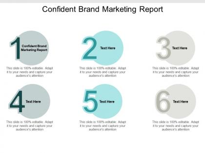 Confident brand marketing report ppt powerpoint presentation file templates cpb