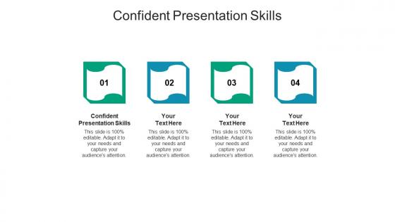 Confident presentation skills ppt powerpoint presentation icon graphics design cpb