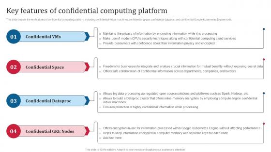 Confidential Computing Consortium Key Features Of Confidential Computing Platform