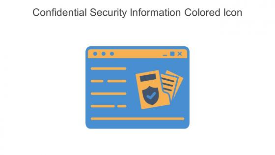 Confidential Security Information Colored Icon In Powerpoint Pptx Png And Editable Eps Format