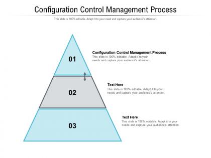 Configuration control management process ppt powerpoint presentation gallery gridlines cpb