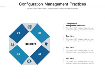 Configuration management practices ppt powerpoint presentation infographic cpb