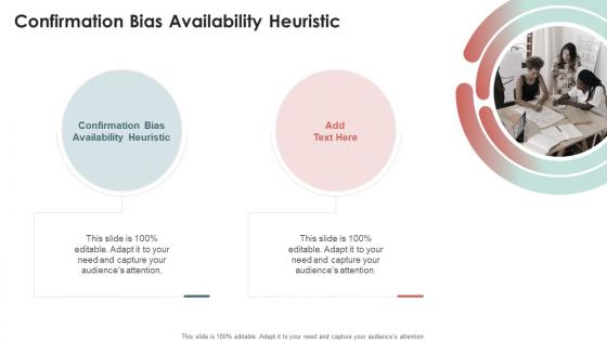Confirmation Bias Availability Heuristic In Powerpoint And Google Slides Cpb