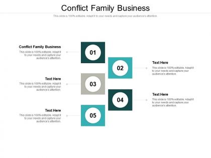 Conflict family business ppt powerpoint presentation layouts ideas cpb