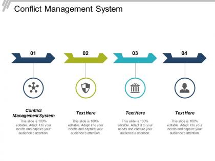 Conflict management system ppt powerpoint presentation infographic template model cpb