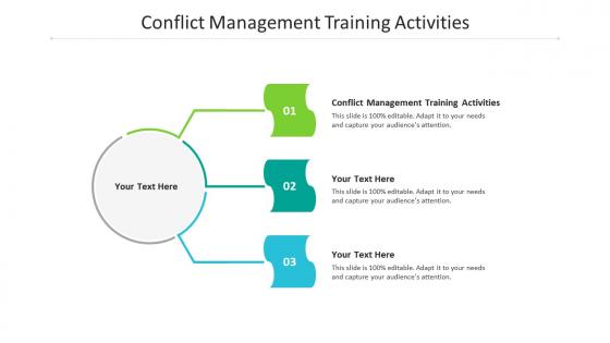 Conflict management training activities ppt powerpoint presentation file sample cpb