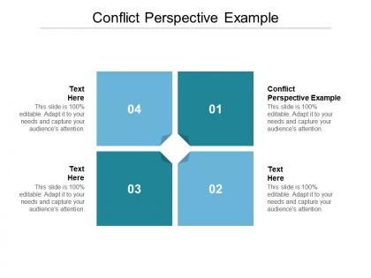 Conflict perspective example ppt powerpoint presentation ideas tips cpb