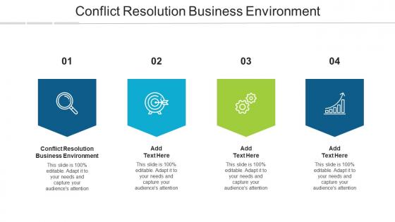 Conflict Resolution Business Environment Ppt Powerpoint Presentation Show File Formats Cpb