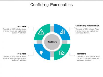 Conflicting personalities ppt powerpoint presentation outline template cpb