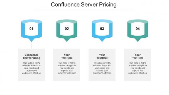Confluence server pricing ppt powerpoint presentation slides diagrams cpb
