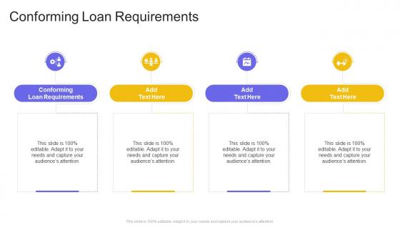Conforming Loan Requirements In Powerpoint And Google Slides Cpb