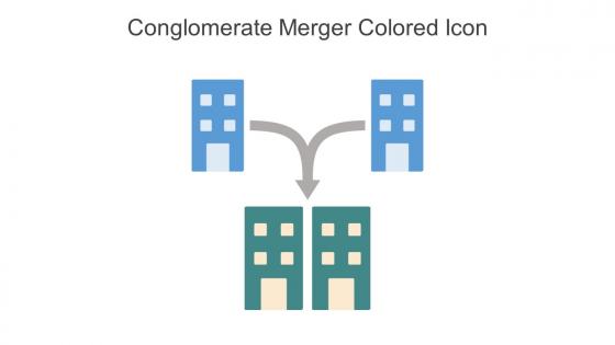 Conglomerate Merger Colored Icon In Powerpoint Pptx Png And Editable Eps Format