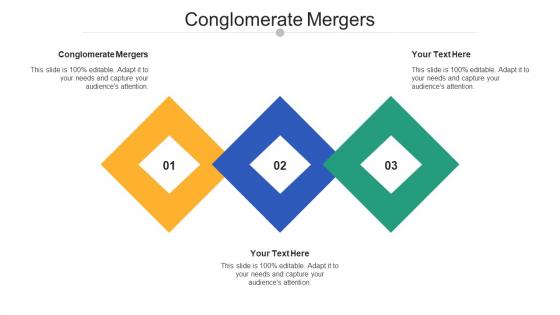 Conglomerate mergers ppt powerpoint presentation pictures example cpb
