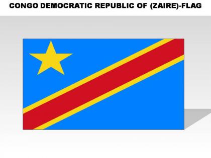 Congo democratic republic zaire country powerpoint flags