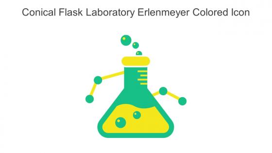 Conical Flask Laboratory Erlenmeyer Colored Icon In Powerpoint Pptx Png And Editable Eps Format