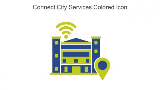 Connect City Services Colored Icon In Powerpoint Pptx Png And Editable Eps Format