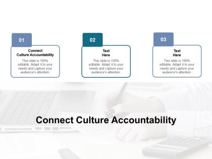 Connect culture accountability ppt powerpoint presentation file diagrams cpb