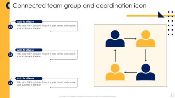 Connected Team Group And Coordination Icon