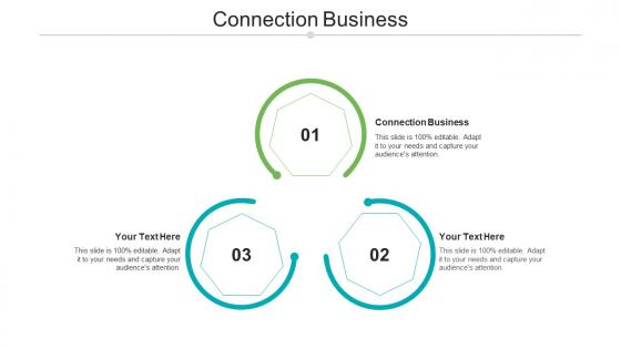 Connection business ppt powerpoint presentation professional show cpb
