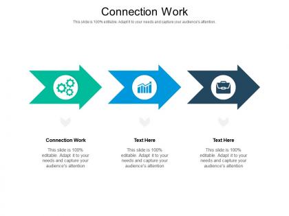 Connection work ppt powerpoint presentation show icon cpb
