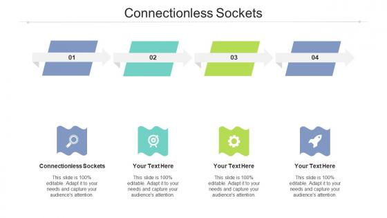 Connectionless sockets ppt powerpoint presentation model graphic tips cpb