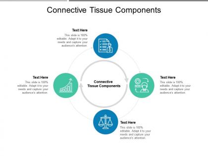 Connective tissue components ppt powerpoint portfolio background image cpb