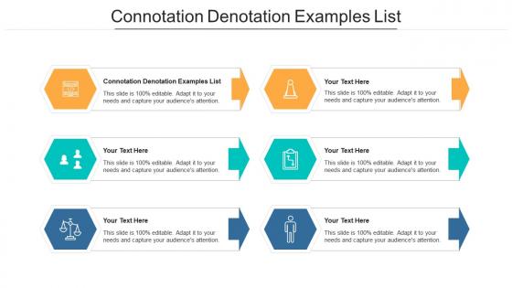 Connotation denotation examples list ppt powerpoint presentation ideas information cpb