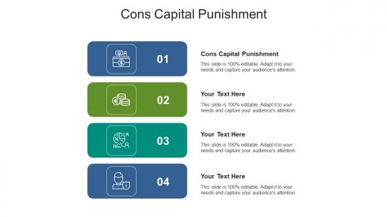 Cons capital punishment ppt powerpoint presentation layouts graphics example cpb