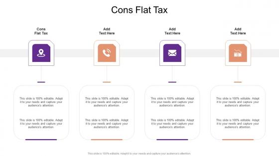Cons Flat Tax In Powerpoint And Google Slides Cpb