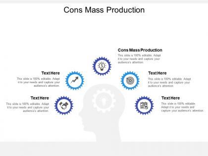 Cons mass production ppt powerpoint presentation gallery show cpb