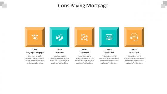 Cons paying mortgage ppt powerpoint presentation infographic template examples cpb