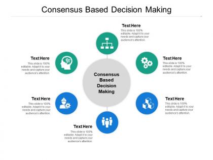 Consensus based decision making ppt powerpoint presentation show shapes cpb