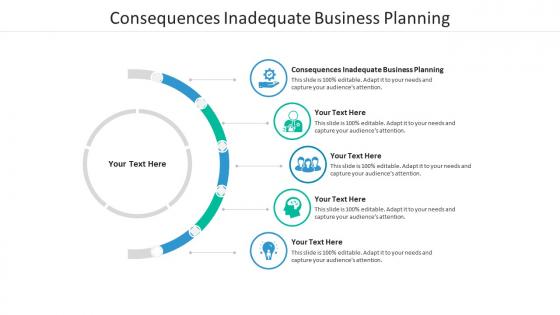 Consequences inadequate business planning ppt powerpoint presentation background cpb