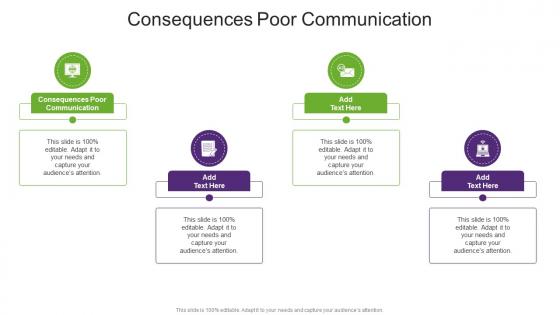 Consequences Poor Communication In Powerpoint And Google Slides Cpb