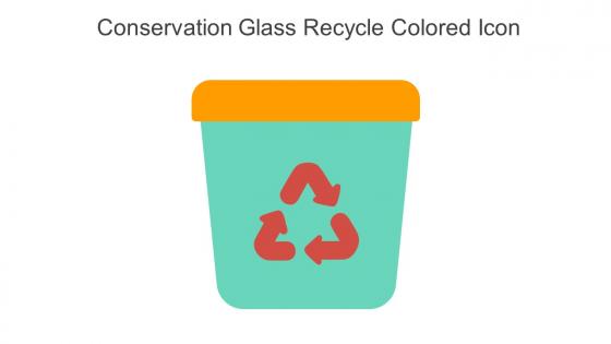 Conservation Glass Recycle Colored Icon In Powerpoint Pptx Png And Editable Eps Format