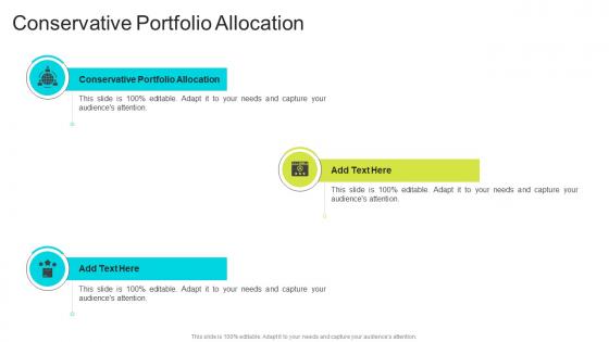 Conservative Portfolio Allocation In Powerpoint And Google Slides Cpb