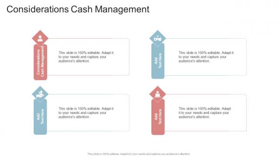 Considerations Cash Management In Powerpoint And Google Slides Cpb