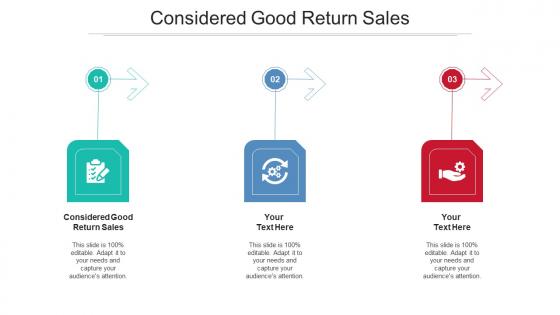 Considered Good Return Sales Ppt Powerpoint Presentation File Designs Download Cpb