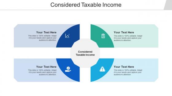 Considered taxable income ppt powerpoint presentation icon cpb