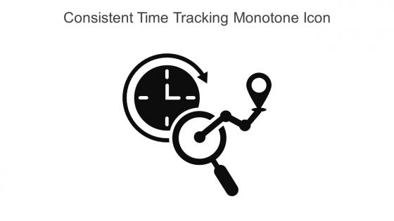 Consistent Time Tracking Monotone Icon In Powerpoint Pptx Png And Editable Eps Format