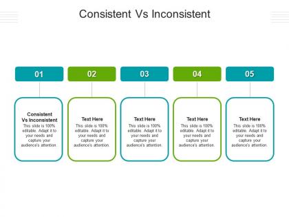 Consistent vs inconsistent ppt powerpoint presentation slides outfit cpb