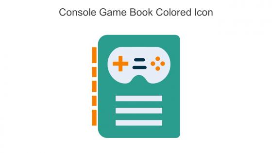 Console Game Book Colored Icon In Powerpoint Pptx Png And Editable Eps Format