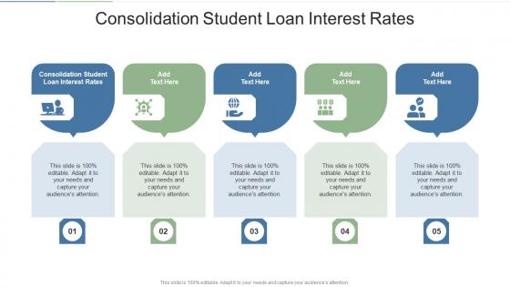 Consolidation Student Loan Interest Rates In Powerpoint And Google Slides Cpb